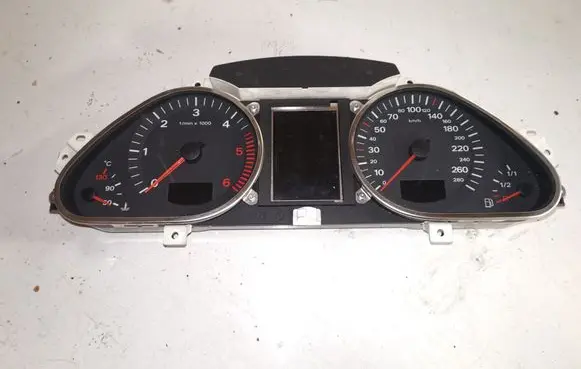 Audi A6 S6 C6 4F Speedometer (instrument cluster) 5540007312 5550007301