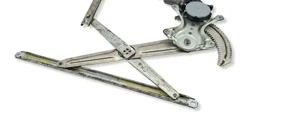Mitsubishi Outlander Front door window regulator with motor 5713A385 2621005380