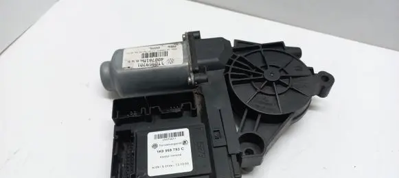 Volkswagen Touran I Front door window regulator motor 1T0959701