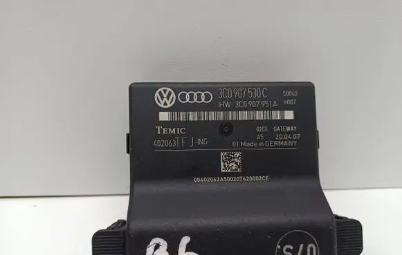 Volkswagen PASSAT B6 Gateway control module 3C0907951A 3C0907530C