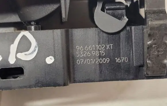 Citroen C5 Electric window control switch 96661102XT 53269815