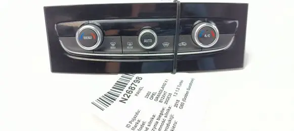 Opel Grandland X Climate control/heater control trim 98224344YX