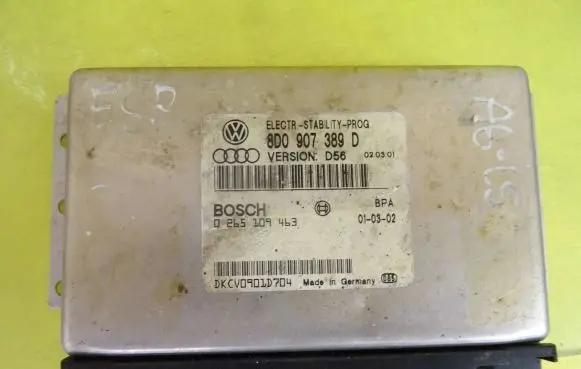 Audi A6 S6 C5 4B ESP (stability system) control unit 8D0907389D 0265109463