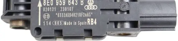 Audi A4 S4 B7 8E 8H Airbag deployment crash/impact sensor 8E0959643B 020121 230107
