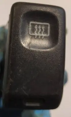 Volkswagen Golf II Windscreen/window heater switch 191959621B