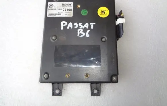 Volkswagen PASSAT B6 Bluetooth control unit module 3C0035729B