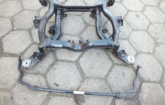 Porsche Cayenne (9PA) Rear axle beam with reductor 