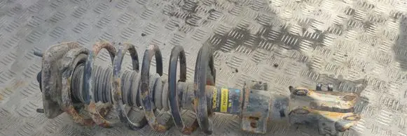 Front shock absorber with coil spring