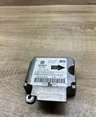 Opel Zafira A Airbag control unit/module 09229303 5WK42926
