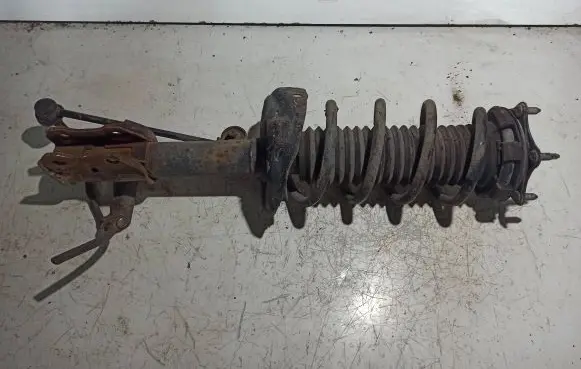 Front shock absorber with coil spring
