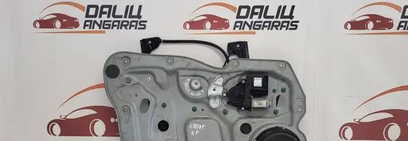 Volkswagen Caddy Front door window regulator with motor 1T0837755 117105J