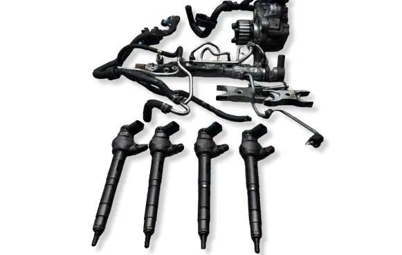Audi Q3 8U Fuel injection system set 0445010529 03L130755AC 03L130277J