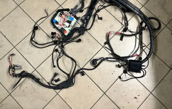 Engine installation wiring loom