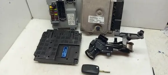 Peugeot Bipper Engine ECU kit and lock set 55250637 BC0108999C AMDS0PG4N