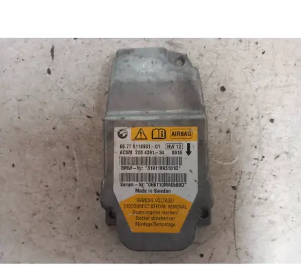 BMW 5 E60 E61 Airbag control unit/module 9118931 31911893101D