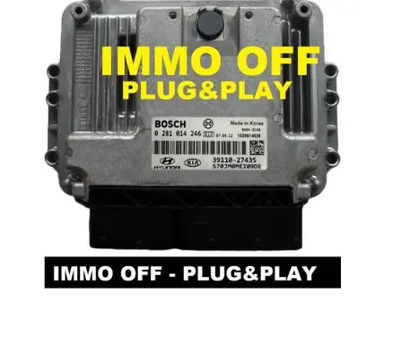KIA Sportage Engine control unit/module ECU 0281014246 3911027435