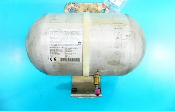 Jaguar XJ X350 Air suspension tank/reservoir 2W93-5B696-AE IMPRK1256636