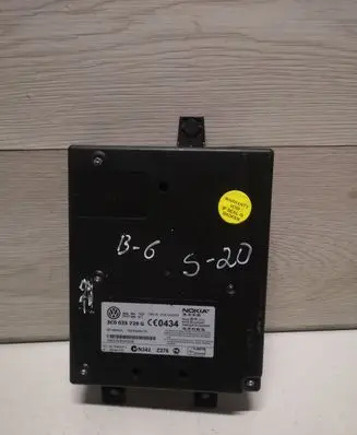 Volkswagen PASSAT B6 Bluetooth control unit module 3C0035729G 2006DJ2202 001069E831F6