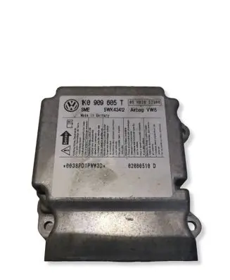 Volkswagen Golf V Airbag control unit/module 1K0909605T 5WK43412 0038PD1PPP3D