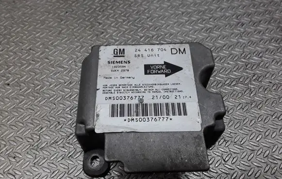 Opel Zafira A Airbag control unit/module 24416704DM 5WK42978