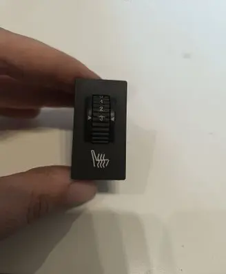 Peugeot 407 Seat heating switch 96500377XT