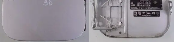Mercedes-Benz C W203 Fuel tank cap trim 5958468