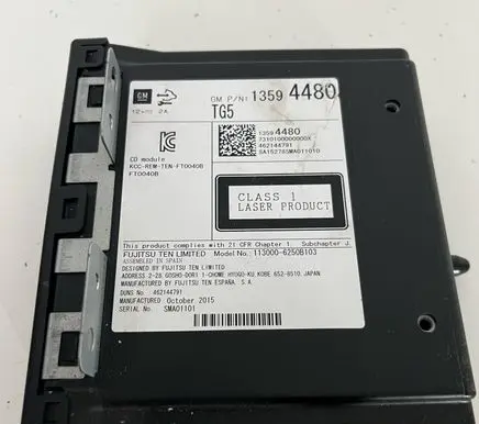 Opel Insignia A CD/DVD changer 13594480