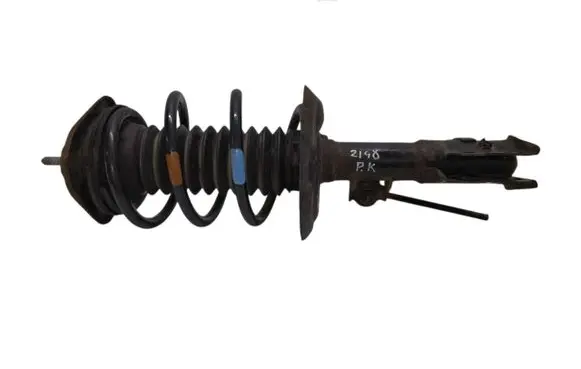 Front shock absorber with coil spring