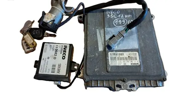 Iveco Daily 3rd gen Engine ECU kit and lock set 0281001537
