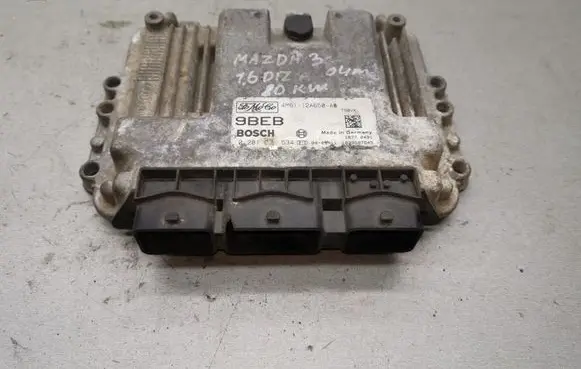 Mazda 3 I Engine control unit/module 4M6112A650AB 0281011534