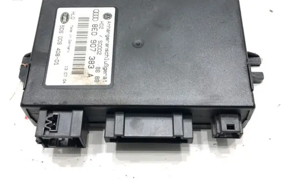 Audi A4 S4 B6 8E 8H Tow bar trailer control unit/module 8E0907383A