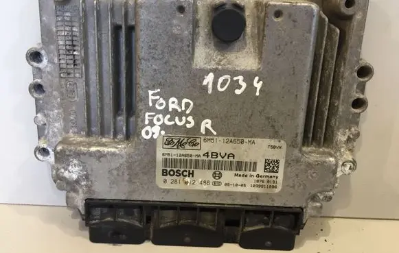 Ford Focus Engine control unit/module 6M5112A650MA 6M5112A650MA4BVA 0281012486