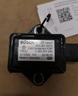 Audi A6 S6 C5 4B ESP acceleration yaw rate sensor 8E0907637A