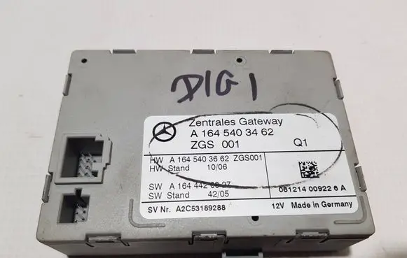Mercedes-Benz GL X164 Gateway control module 1645403462FD A1645403462