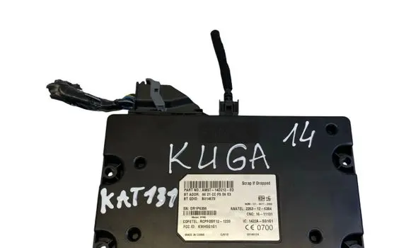 Ford Kuga II Bluetooth control unit module AM5T14D212ED 1422ASG1G1