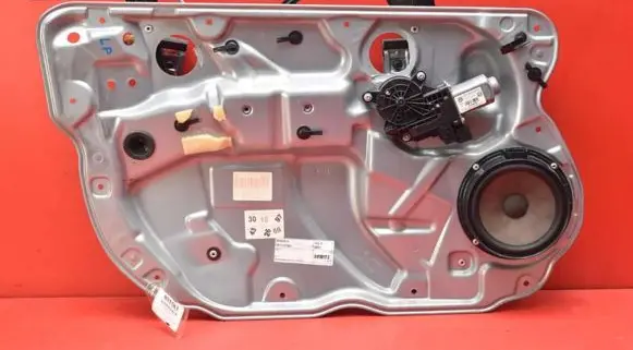 Volkswagen Cross Polo Front door window regulator with motor 6Q4837755