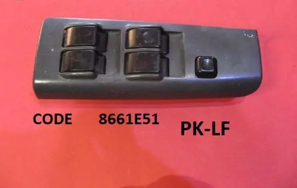 Mitsubishi Space Wagon Electric window control switch 8661E51