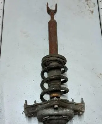Audi A6 S6 C6 4F Front shock absorber with coil spring 4F0412377