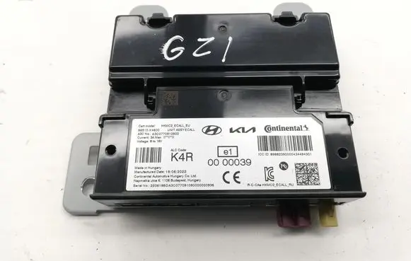 Hyundai Kona I Bluetooth control unit module 96510K4600