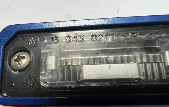Number plate light
