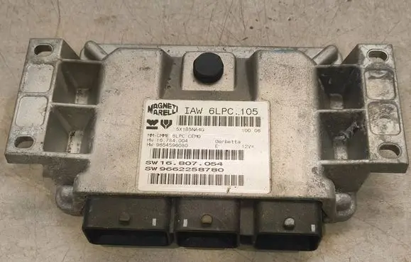 Peugeot 207 Engine control unit/module 9654596080 9662258780