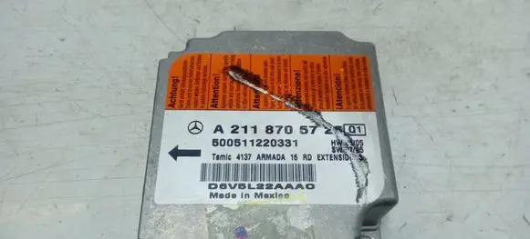 Mercedes-Benz CLS C219 Airbag control unit/module A2118705726