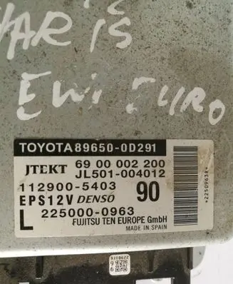 Toyota Yaris Other control units/modules 896500D291