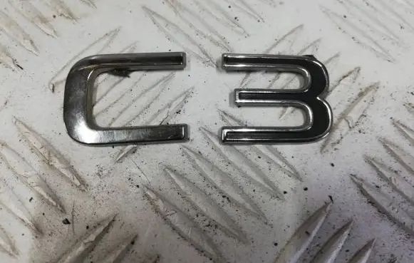 Citroen C3 Manufacturers badge/model letters 