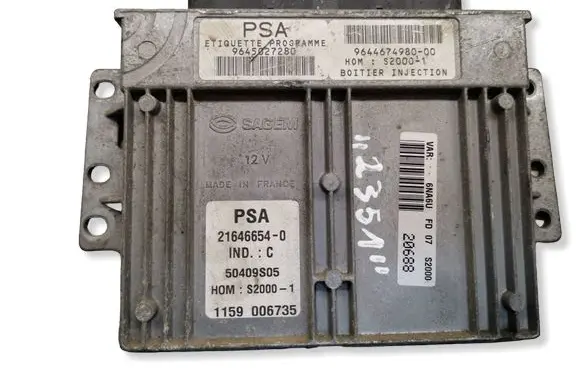 Citroen Xsara Picasso Engine control unit/module 9645027280 S20001 9644674980