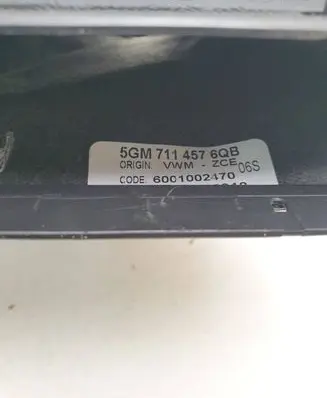 Volkswagen Golf VII Handbrake trim 6001002470 5GM7114576QB