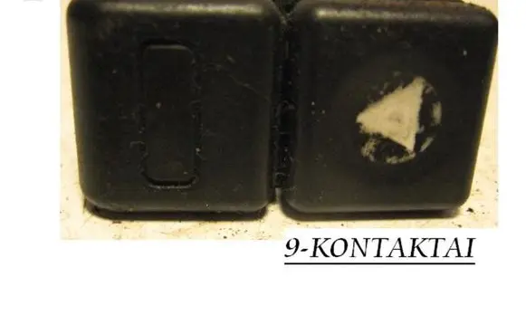 Peugeot 605 Hazard light switch 03B8