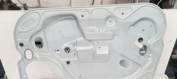 Front window lifting mechanism without motor