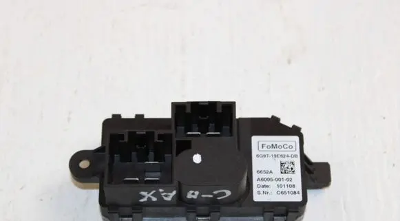 Ford C-MAX II Heater blower motor/fan resistor 6G9T19E624DB