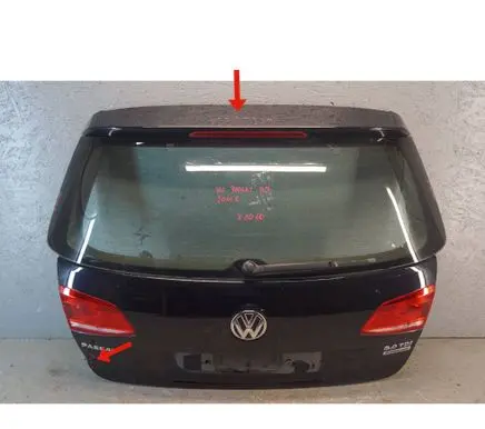 Volkswagen PASSAT B7 Tailgate/trunk/boot lid